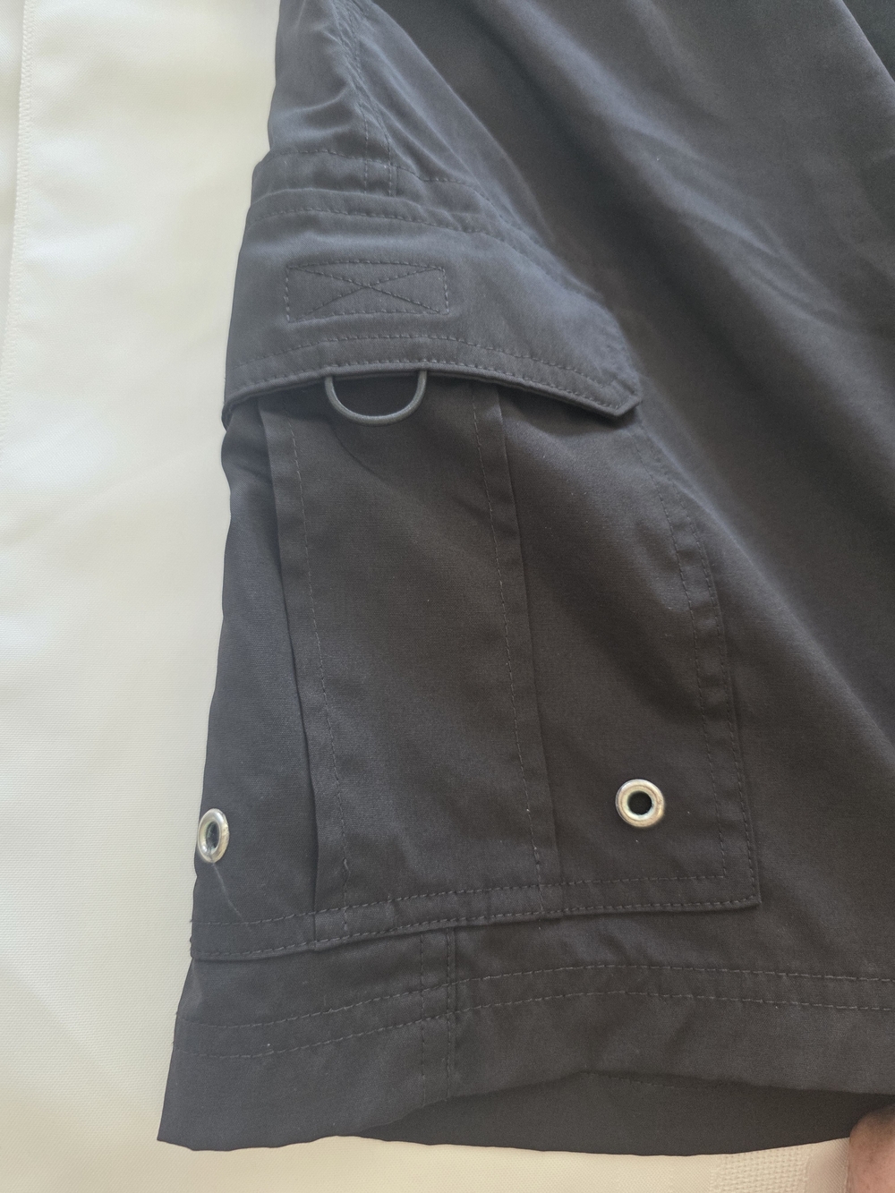 George Black Elastic Waist Cargo Swim Shorts Size L - Picture 5 of 7